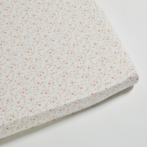 Drap housse en Coton Bio pour matelas bébé sans traitement chimique