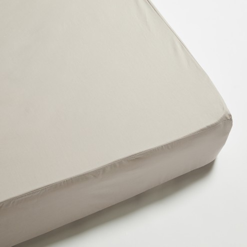 Drap housse marron froid