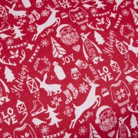 Parure de lit Noël Rouge