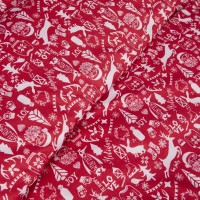 Parure de lit Noël Rouge