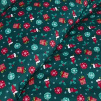 Parure de lit Noël Verte