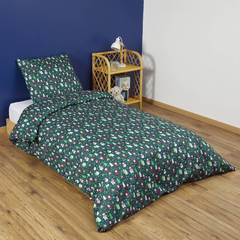 Parure de lit Verte Santa