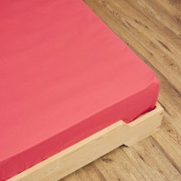 Drap housse Rose Foncé