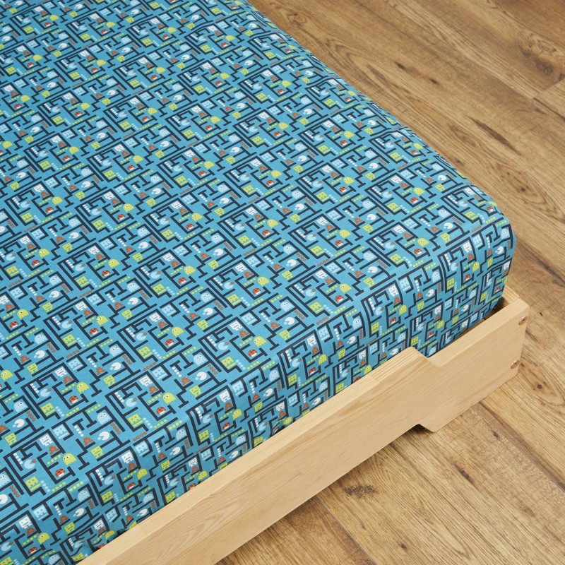 Drap housse Arcade Vert